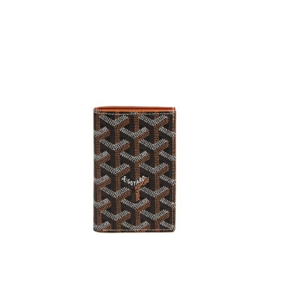 SAINT PIERRE CARD HOLDER Black and Tan